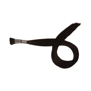 Natural marrón 100% pelo crudo indio I-Tip doble dibujado queratina pegamento pre-unido Remy recto I-Tip extensión de cabello Remy pelucas humanas - Product Image 1