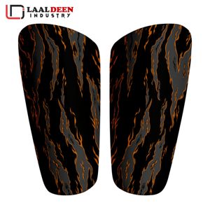 Protector de espinilla personalizado al por mayor 2026 para fútbol, sublimado, con la mejor publicidad de patrocinadores - Product Image 4