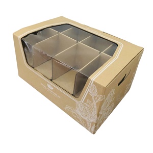 Boîte en papier auto-érectible de luxe personnalisée, écologique, recyclable et compostable, imprimée pour les produits agricoles (maïs) - Product Image 2