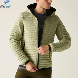 Wholesale <b>Men's</b> Quilted Winter <b>Jacket</b> <b>Lightweight</b> Insulated Puffer Coat Stand Collar Full Zip Casual Outdoor Fashion <b>Jacket</b> - Product Image 1