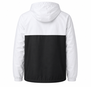 SALSTAR Trending Men Hip Hop Streetwear Windbreaker <b>Jacket</b> Double Zipper Oversized <b>Track</b> <b>Jacket</b> Hooded Eco-Friendly Breathable - Product Image 4