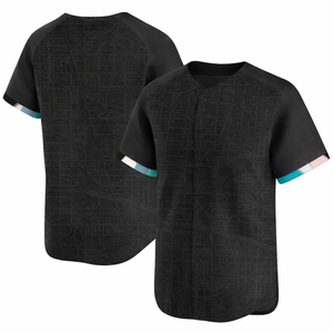 เสื้อเบสบอลปักลายแบบสั่งทำพิเศษ ไซส์พลัส สำหรับทีม ชมรม ลีก โรงเรียน รับผลิตแบบ OEM และติดฉลากส่วนตัว |   ชุดยูนิฟอร์มกระดุมหน้าแบบโปร - Product Image 2