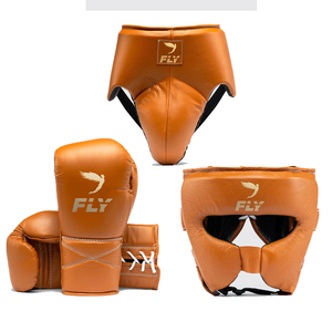 Ensemble d'entraînement et de sparring en cuir Pro Fly neuf, sur mesure, super confortable, gants de kickboxing Fly, dernier modèle, ensembles de boxe Fly - Product Image 1