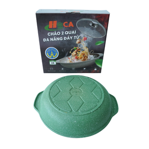 Cacerola de uso diario de primera calidad, aleación de aluminio antiadherente duradera con tapa de vidrio, utensilios de cocina superiores - Product Image 3