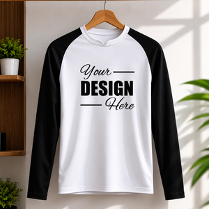 Camiseta Premium de Manga Raglán para Hombre |   Camiseta Deportiva Casual Transpirable de Manga Larga y Cuello Redondo para Gimnasio, Correr, Viajar y Uso Diario - Product Image 3