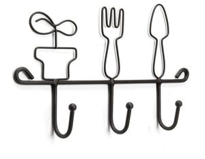 Stylish metal wall hanging <b>hooks</b> designed to organize your space while adding a decorative touch to your home Decor Durable. - Product Image 1