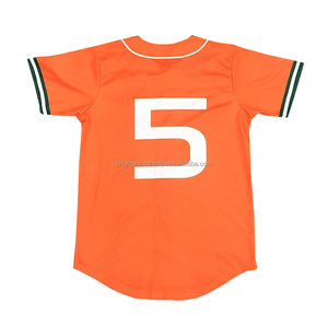 Camisetas Deportivas de Béisbol Personalizadas para Adultos, Diseño Clásico con Botones, Sublimadas, Ropa de Equipo, Diseña Tu Propia Camiseta - Product Image 2