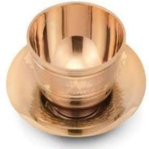 Tazón de Cobre de Lujo para Servir Comida, Ideal para Regalos, King International Delhi - Product Image 1