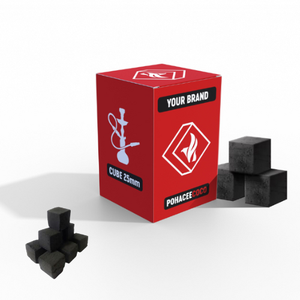 Charbon de bois noir pour chicha, briquettes de qualité supérieure, faible teneur en cendres, longue durée de combustion, fabriqué en Indonésie à partir de coquilles de noix de coco naturelles, vente en gros, OEM - Product Image 1