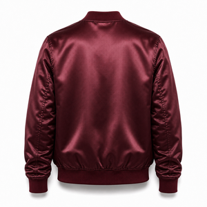 Personalized Satin Bomber <b>Jacket</b> Custom Embroidery <b>Mens</b> Wholesale Team College Streetwear Clothing Manufacturer - Product Image 5