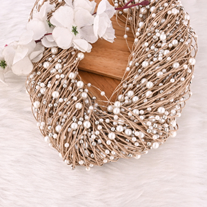 Collier en jute fait main avec perles, style bohème, écologique, superposé, bijou tendance pour femme - Product Image 2