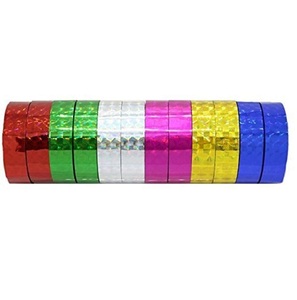 Multi-Purpose Holographic Washi Prism Tape Bulk Decorative Rainbow Effect Tape for DIY Crafts Stationery Packaging & Decoration - Product Image 3