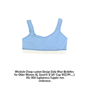 Bralettes de Uso Diario con Diseño Personalizado al por Mayor para Mujeres Mayores, Talla XL, Copa 3/4, 95c 80d 85d, Proveedor de Ropa Interior Masculina de Bangladesh - Product Image 3