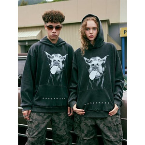 <b>Mens</b> Oversized Hoodie <b>Pullover</b> Unisex Graphic Sweatshirts Hoodies Casual Tunic Vintage Streetwear Aesthetic Top - Product Image 4