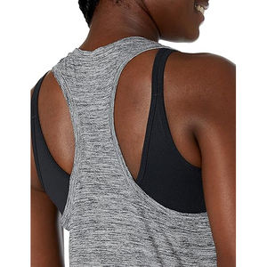 Débardeur de sport pour femme en coton et élasthanne, respirant, extensible, sans manches - Product Image 3