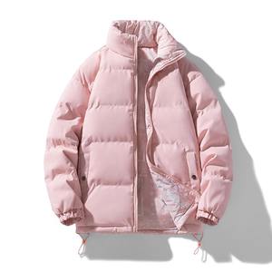 Veste matelassée réversible écologique noire avec logo personnalisé pour hommes et femmes, col montant, vêtements d'hiver - Product Image 3