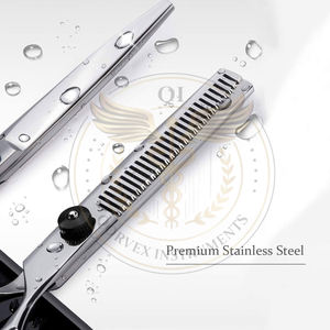 Tijeras Profesionales para Cortar el Cabello, Tijeras de Entresacar de 6.7 Pulgadas, Tijeras de Peluquería de Acero Inoxidable, Juego de Tijeras para Cortar el Cabello - Product Image 3