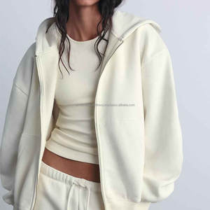 ผู้ผลิตเสื้อผ้า รับผลิตเสื้อฮู้ดดี้แบบสวมหัว มีซิป สีพื้น สำหรับออกกำลังกาย วิ่ง ใส่ลำลอง ฤดูใบไม้ผลิ ฤดูร้อน ฤดูใบไม้ร่วง - Product Image 3