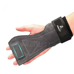 Sangles de musculation en cuir de vachette respirantes pour la gym et les exercices de fitness - Soutien de poignet léger et écologique - Product Image 4