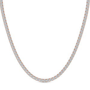 Cadena de Tenis de Diseño Clásico a Precio de Mayoreo, Hecha a Mano con Oro de 10k/14k y Diamantes Cultivados en Laboratorio, Perfecta para Mujeres y Hombres - Product Image 4