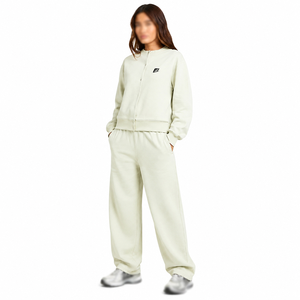 Conjunto de Sudadera con Cuello Alto y Pantalones Anchos para Mujer, Dos Piezas, Estilo Casual Urbano, Conjunto Coordinado de Felpa Suave, Proveedor de Chándales - Product Image 3