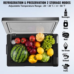 Frigorifero Portatile per Auto 70L Monozona 12/24V DC 10-68F con Intervallo Regolabile 220V 4-68F Modello Freezer Ace - Product Image 3