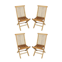 À VENDRE Chaise de jardin en bois de teck massif, pliable, empilable, durable, mobilier d'extérieur avec base en acier, directement de l'usine