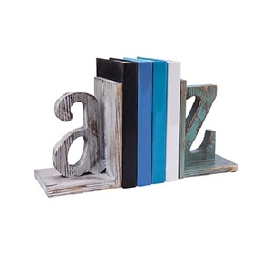 Wooden Books Rack <b>Bookends</b> Customized Size And Shape <b>Bookends</b> For Home Office And Hotel Table Top Use - Product Image 1