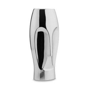 Vase de table vintage en métal géométrique transparent craquelé, centre de table décoratif pour événements, choix de l'importateur, cadeau moderne et élégant pour la maison - Product Image 1