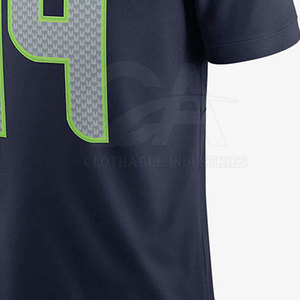 Maillot de football américain en mesh respirant, impression personnalisée, uniforme de football américain, vente en gros - Product Image 5