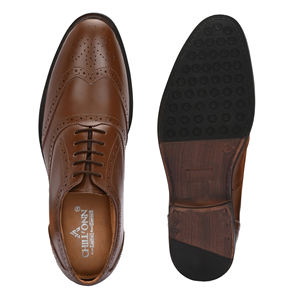 รองเท้าหนังแท้บุรุษ รองเท้าอ็อกซ์ฟอร์ดคลาสสิก หนังวัวแท้ ระบายอากาศได้ดี สวมใส่สบาย เหมาะสำหรับธุรกิจและงานทางการ - Product Image 6