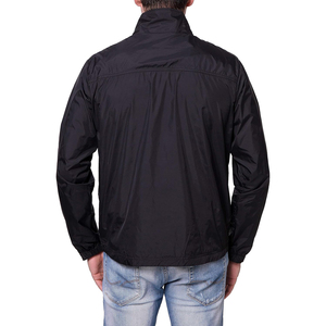 Veste coupe-vent respirante à séchage rapide unisexe, imperméable, avec capuche réglable et fermeture éclair pour les activités de plein air - Product Image 2