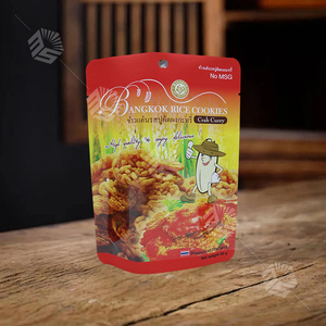 Tùy chỉnh kỹ thuật số gravture in đứng lên Dây Kéo Túi Logo tác phẩm nghệ thuật in bao bì túi trái cây sấy khô Snack nhôm Túi - Product Image 6