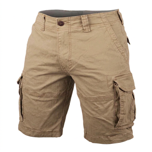 Custom Canvas <b>Woven</b> Mid Waist Cargo <b>Shorts</b> with Zipper Fly Quick Dry Breathable Knee Length for <b>Men</b> Hot Sale - Product Image 4