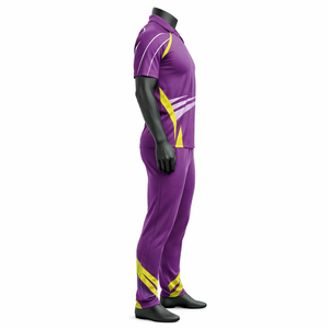 Custom Cricket Uniform Set V Neck Jersey <b>Pants</b> Full Sublimation Quick Dry Breathable OEM Wholesale - Product Image 4