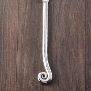 Ensembles de couverts en acier inoxydable de haute qualité avec design martelé pour la maison, taille personnalisée et couleur argent, ensembles de service pour salades - Product Image 6