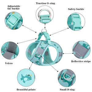 Arnés de Perro Ajustable, Transpirable, Resistente, de Lujo, con Malla Suave y Reflectante, Sin Tirones, Nuevo - Product Image 3