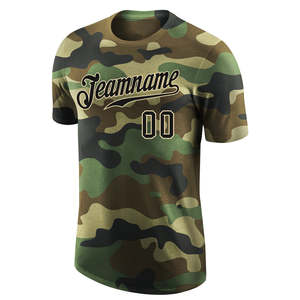 Maillot de baseball camouflage personnalisé à succès, uniforme d'équipe sublimé, 100 % polyester, vêtements de sport pour hommes, OEM ODM - Product Image 3