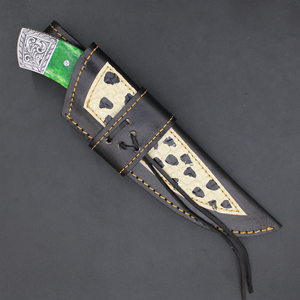 Premium Handcrafted Damascus Steel Camping Survival Pocket Knife OEM Engraved Multi-Functional Knife Top Sale - Product Image 5