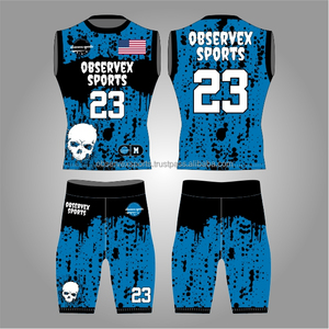 7v7 Uniform <b>Compression</b> Fit 7on7 Made High Quality Flag Football Uniforms Sublimated Flag Jerseys - Product Image 1