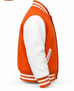 Chaqueta Varsity para Hombre Index Apparel con Bloques de Color, Mangas en Contraste y Botones a Presión, Estilo Béisbol - Product Image 5