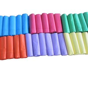 Sacs poubelle à cordon en rouleau, prix d'usine, HDPE LDPE, biodégradables, recyclables, résistants à l'humidité, tailles personnalisées, approvisionnement en vrac - Product Image 1