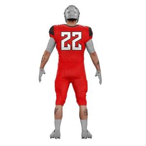 Uniforme de Fútbol Americano de Manga Corta, Transpirable, de Talla Grande, con Diseño Personalizado de Alta Calidad, Sublimado o Bordado - Product Image 4