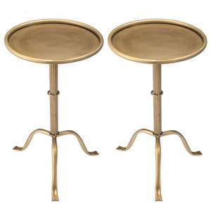 Mesa auxiliar contemporánea de metal plateado con superficie pulida para una decoración elegante en el dormitorio y la sala de estar. - Product Image 6