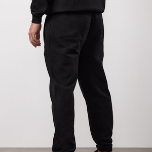Pantalones Deportivos Negros de Algodón para Hombre, Cintura Elástica, Bolsillos Laterales, Estilo Casual, para Otoño - Product Image 5