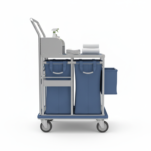 Chariot à linge commercial pour hôtel, pour le transport de linge de maison, marque OEM, origine Chine - Product Image 3