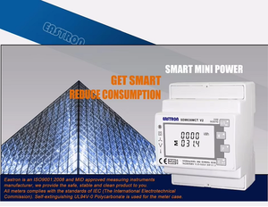 Medidor Inteligente Eastron Sin TC SDM630MCT V2, Riel DIN, Trifásico, Multifunción, Solar FV/Exportación Cero, con Bobinas TC - Product Image 3