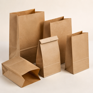Custom Kraft Paper Food <b>Bags</b> Eco Friendly Bakery Packaging <b>Bags</b> for <b>Bread</b> Pastry Takeaway Food Packaging and Retail Use - Product Image 3