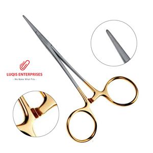 Tebbetts Ultra Delicate Needle Holder <b>Tungsten</b> Carbide Diamond Surface Jaw Surgical Instrument - Product Image 1