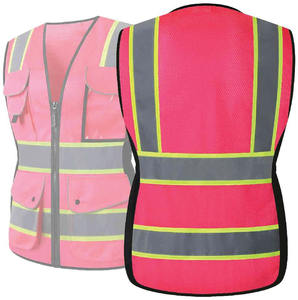 Chaleco Amarillo de Alta Visibilidad para Hombre, Impermeable, Transpirable, con Bolsillo Desmontable, para Guardias de Seguridad, Construcción Industrial - Product Image 3